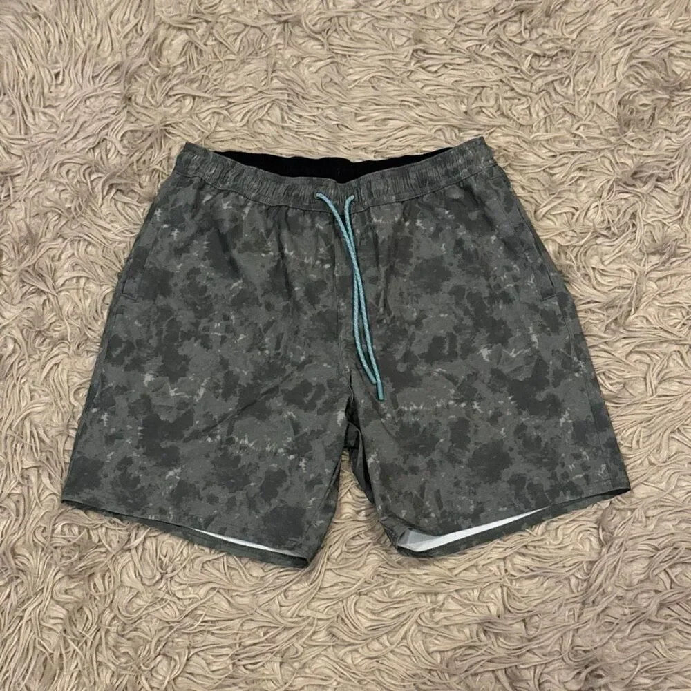 Huckberry Wellen Men's Swim Trunks - Performance Lined Swim Shorts, in 7